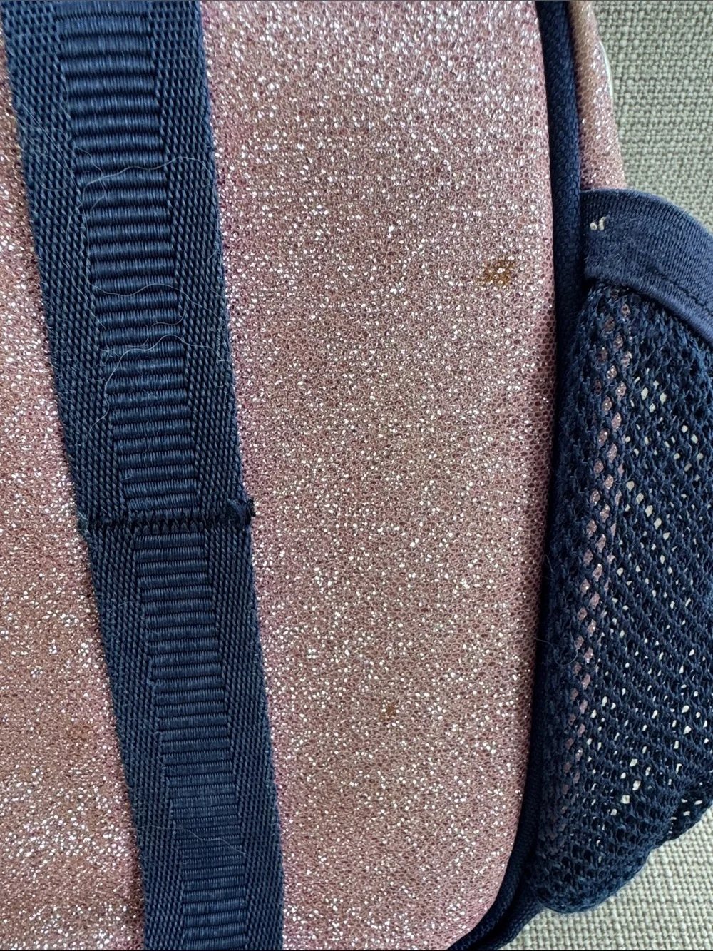 Sparkle Ombre Pink Backpack with Lunch Bag